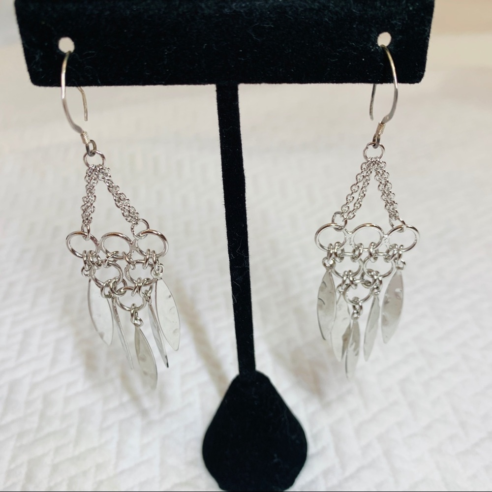 Sterling Silver Chandelier Earrings .925